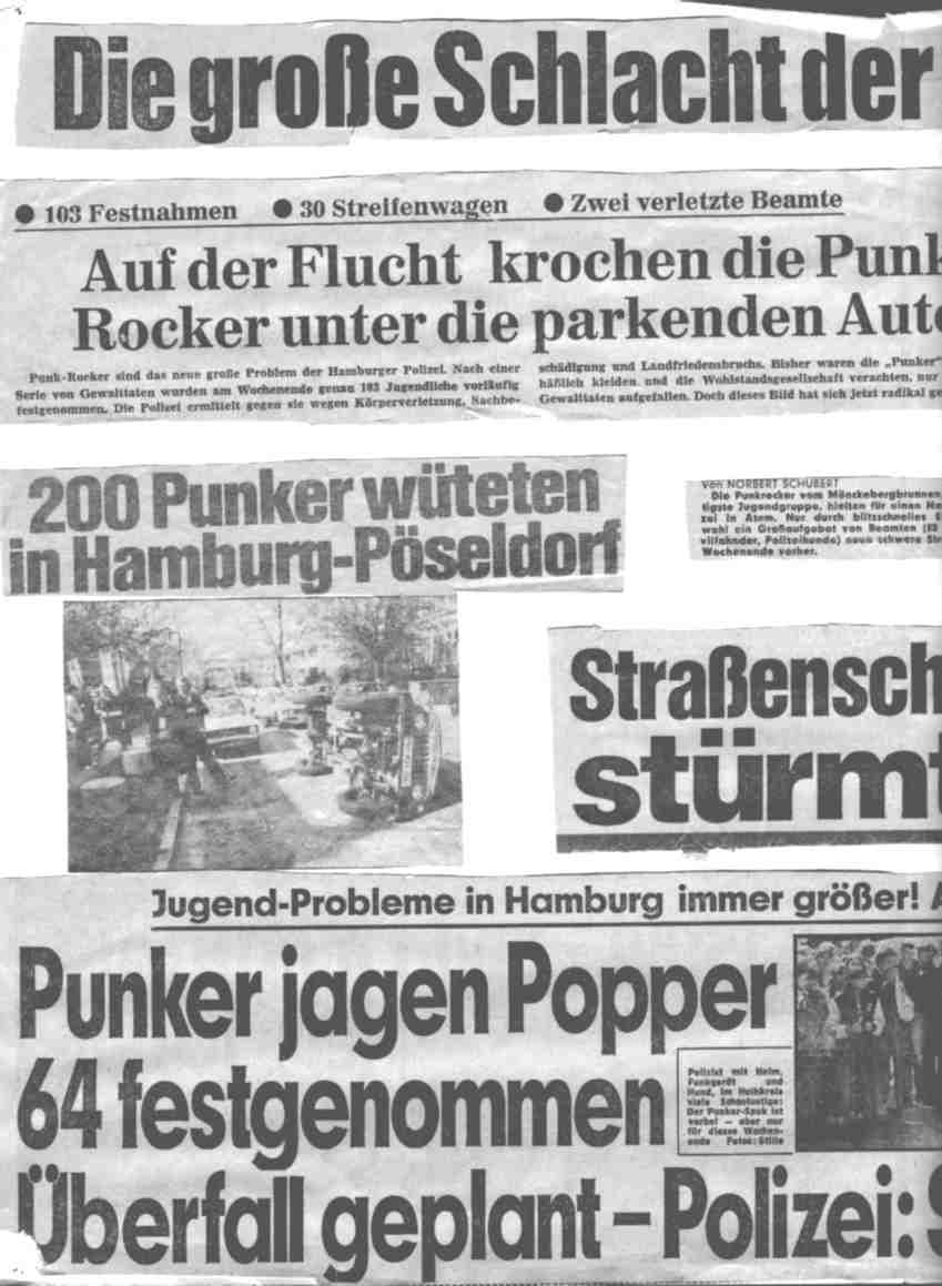 Punker Terror over Hamburg